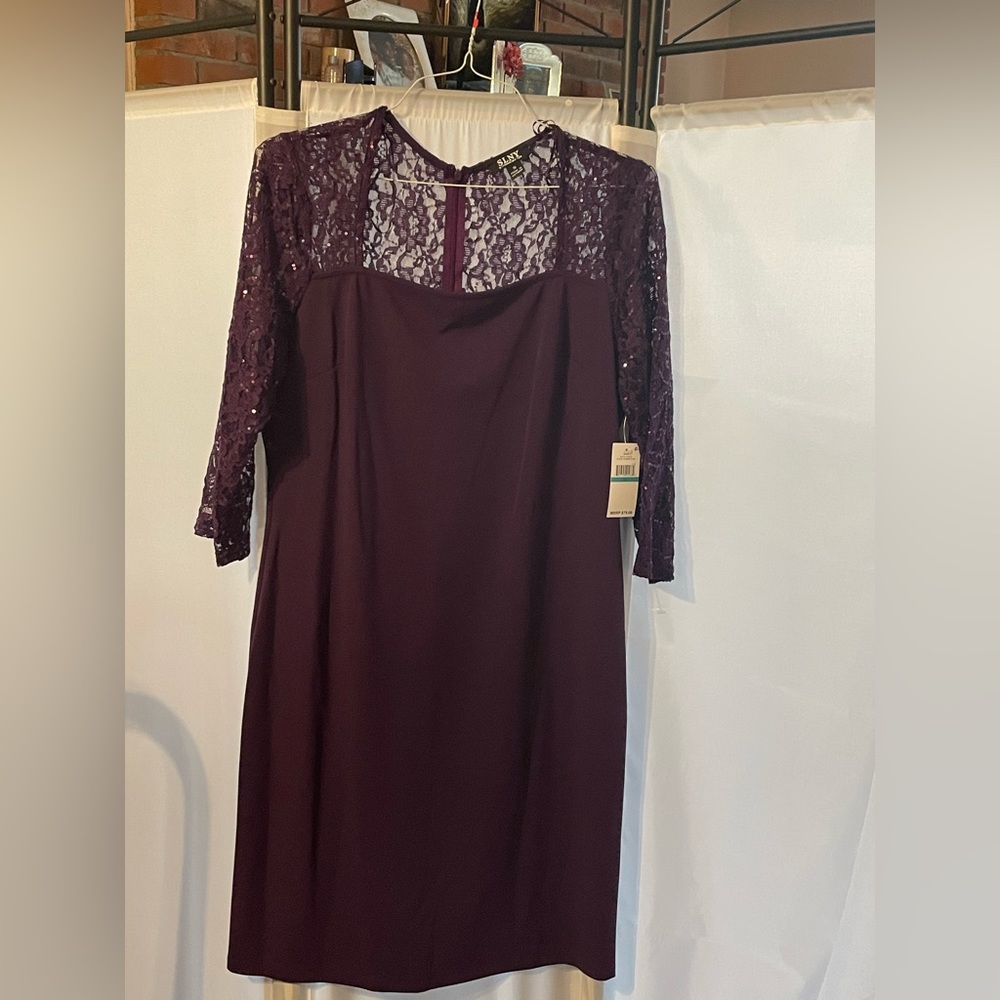 NWT Summer Plum Lace  Dress